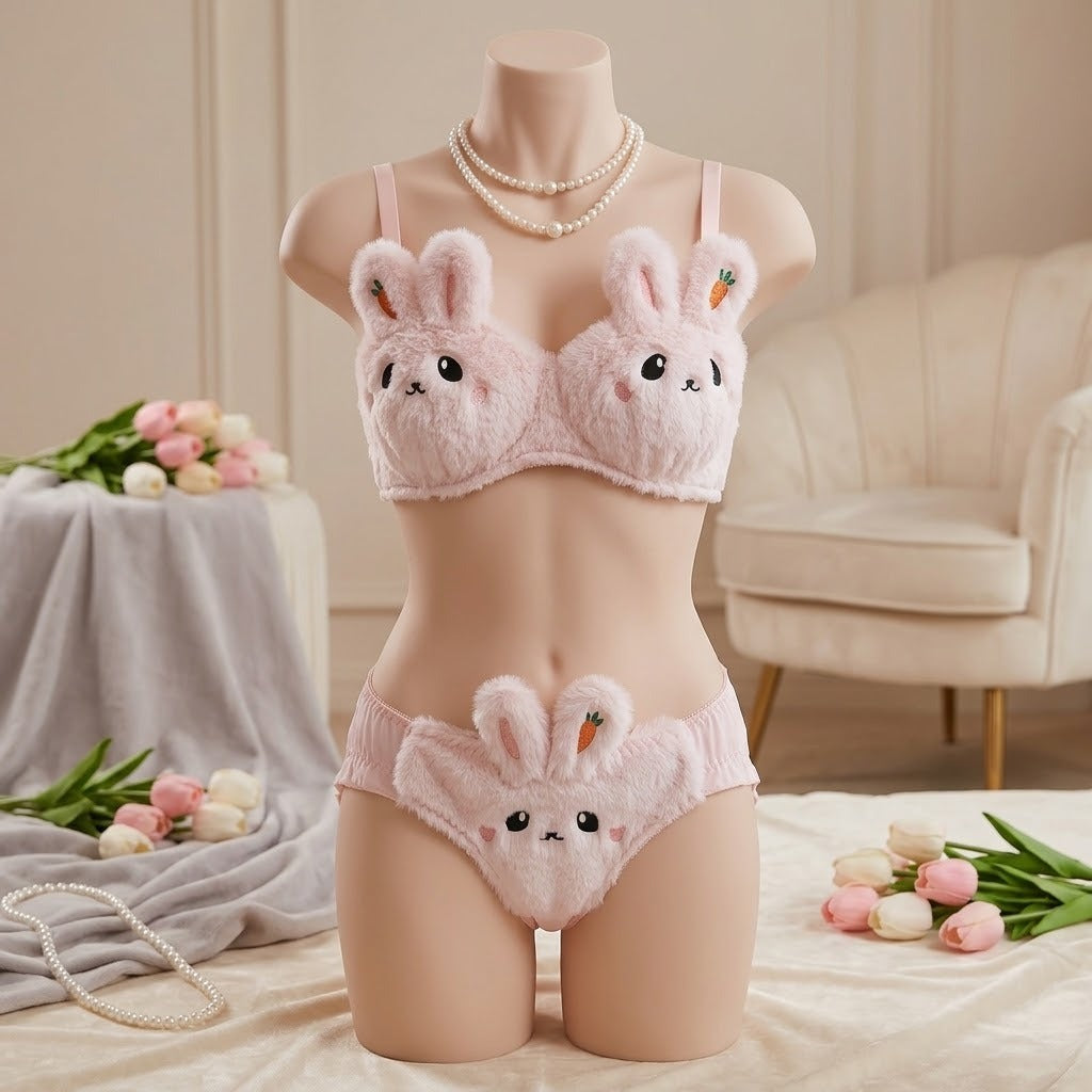 Cute Bunny Bra & Panty Set – Pack of 2