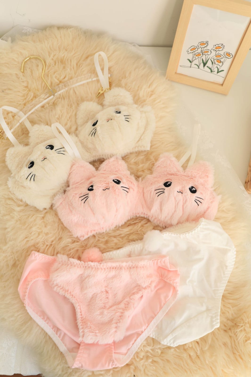 Cute Bunny Bra & Panty Set – Pack of 2